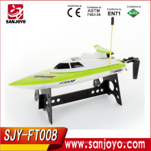 2.4G 27Mhz Feilun FT008 Rc Jet Boats para la venta de alta velocidad de control remoto Racing Boat SJY- FT008 Hobby Boat